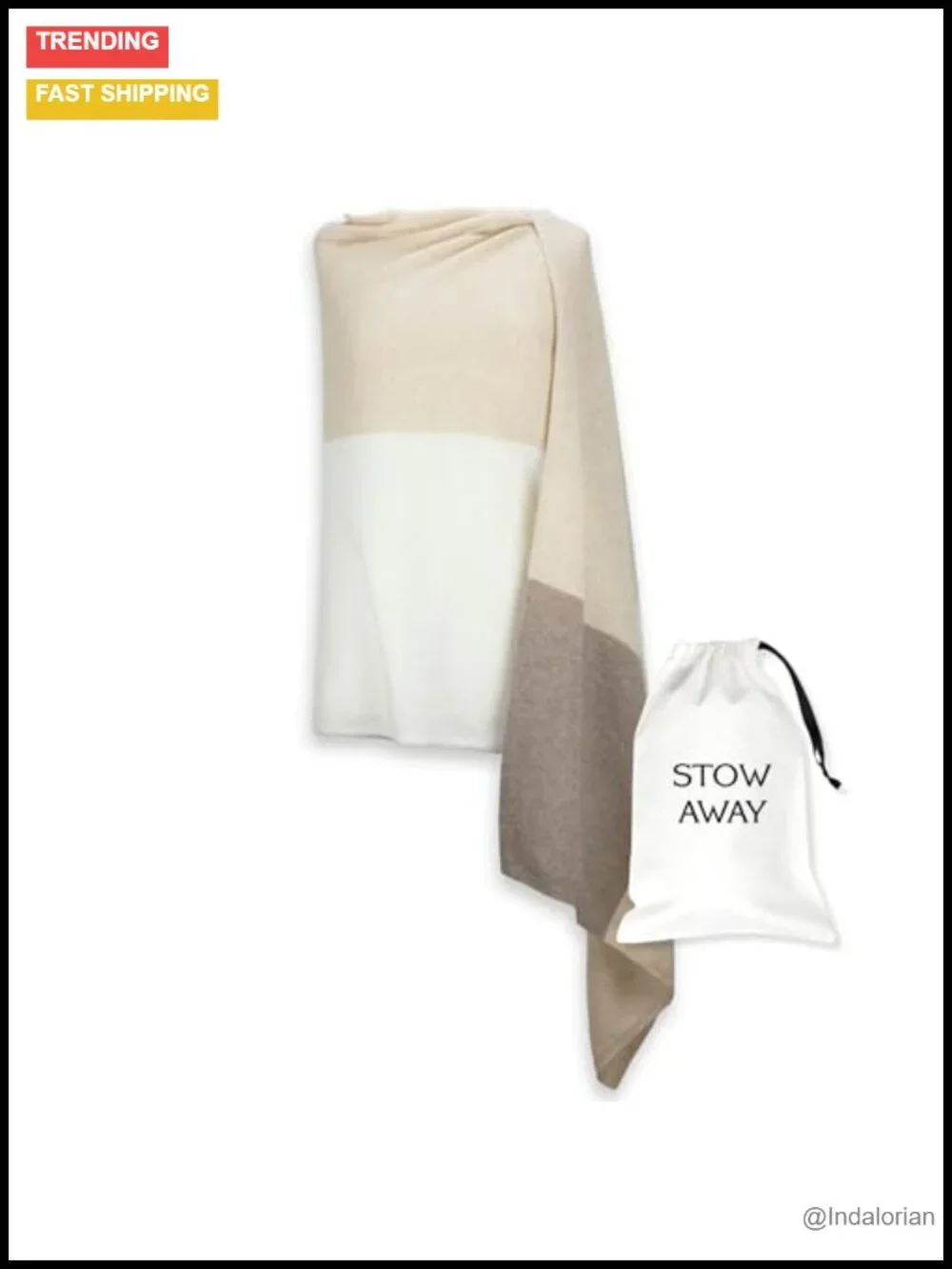 100% Cashmere Travel Wrap 72